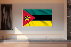 Mozambique National Flag Wall Art - beink online art store