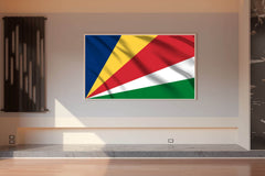 Seychelles National Flag Wall Art - beink online art store