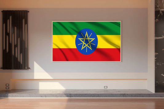 Ethiopia National Flag Wall Art - beink online art store