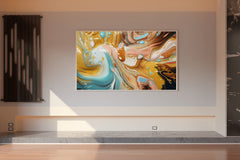 Multicolor Painted Oil Abstract Wall Art