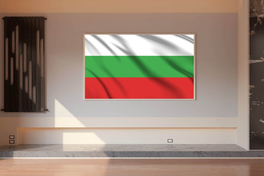 Bulgaria National Flag Wall Art - beink online art store