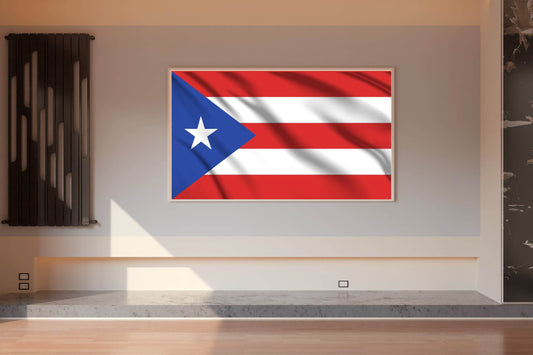 Puerto Rico National Flag Wall Art - beink online art store