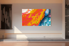 Earth Surface Water Paint Abstrat Wall Art