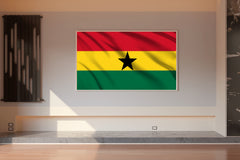 Ghana National Flag Wall Art