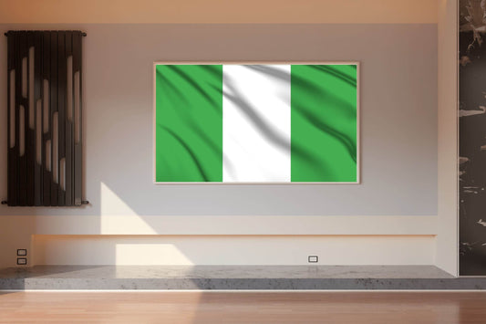 Nigeria National Flag Wall Art - beink online art store