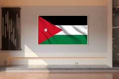 Jordan National Flag Wall Art