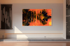 Fire Through Abstract Wall Art