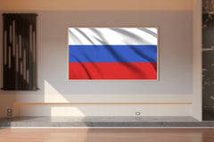 Russia National Flag Wall Art