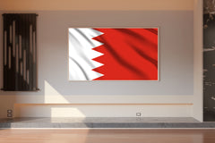 Bahrain National Flag Wall Art