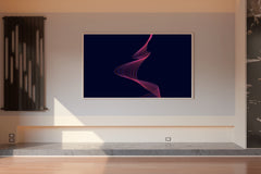 Technology Line Wave Abstract Wall Art