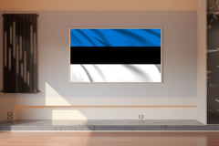 Estonia National Flag Wall Art - beink online art store