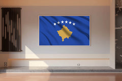 Kosovo National Flag Wall Art - beink online art store