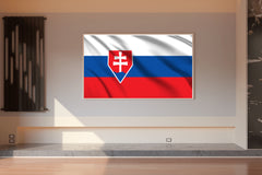 Slovakia National Flag Wall Art