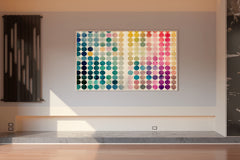 Abstract Painting of Circles With Different Colors