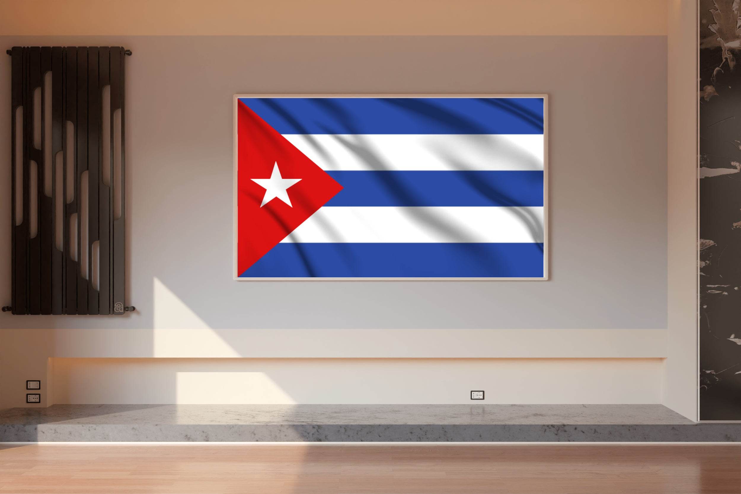 Cuba National Flag Wall Art - beink online art store
