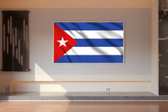 Cuba National Flag Wall Art - beink online art store