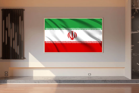 Iran National Flag Wall Art - beink online art store
