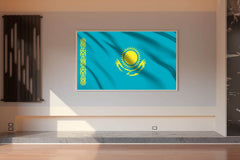 Kazakhstan National Flag Wall Art - beink online art store