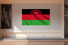 Malawi National Flag Wall Art - beink online art store