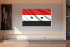 Syria National Flag Wall Art - beink online art store