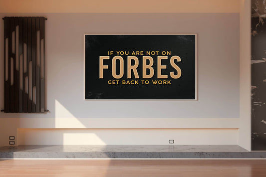 The Forbes Pursuit Motivational Wall Art - beink online art store