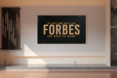 The Forbes Pursuit Motivational Wall Art