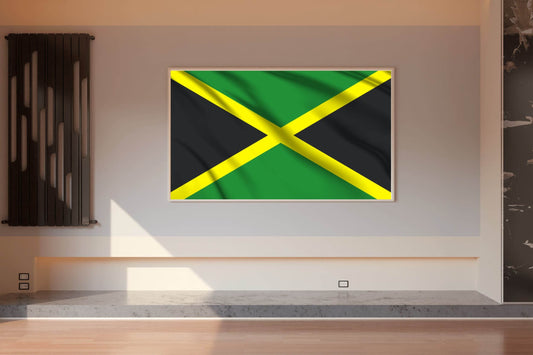Jamaica National Flag Wall Art - beink online art store