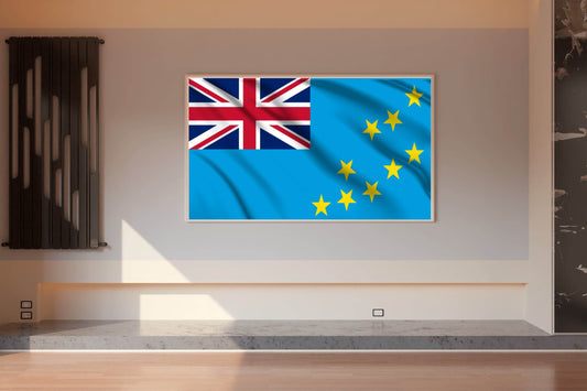 Tuvalu National Flag Wall Art - beink online art store