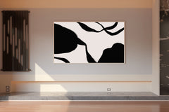 Ink Blot Abstraction Modern Wall Art