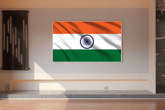 India National Flag Wall Art - beink online art store