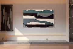 Geometric Tide Modern Wall Art