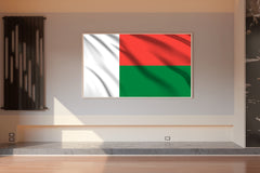 Madagascar National Flag Wall Art