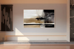 Artistic Desert Illustration Abstract Wall Art