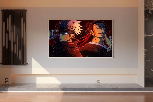 Satoru Gojo & Suguru Geto Friendship Anime Wall Art - beink online art store