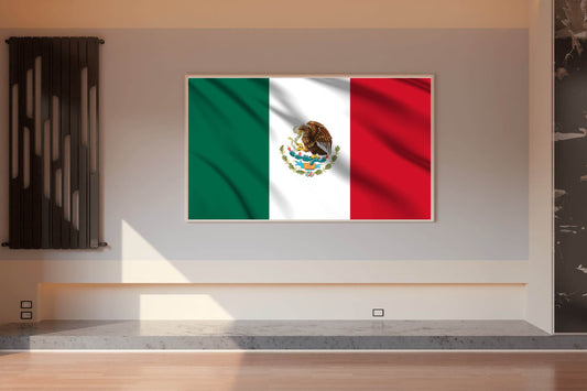 Mexico National Flag Wall Art - beink online art store