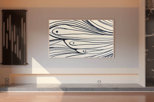 Ocean Currents Modern Wall Art - beink online art store