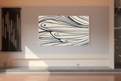 Ocean Currents Modern Wall Art