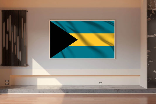 Bahamas National Flag Wall Art - beink online art store