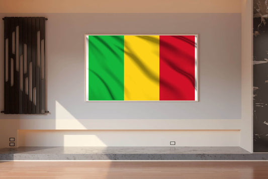 Mali National Flag Wall Art - beink online art store
