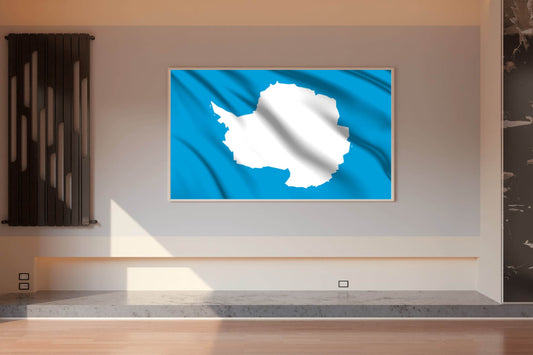 Antarctica National Flag Wall Art - beink online art store