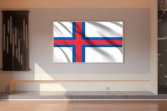 Faroe Islands National Flag Wall Art