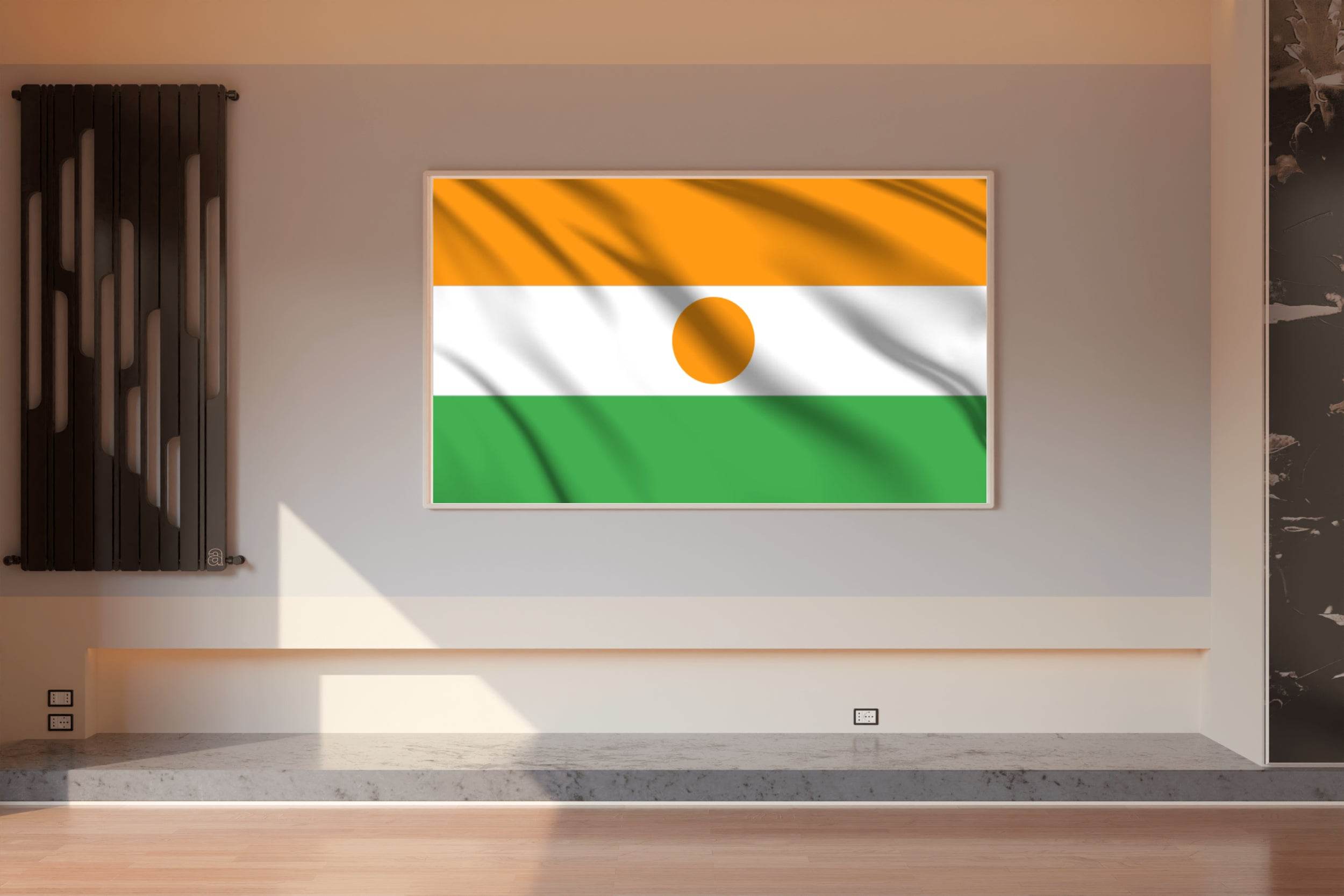 Niger National Flag Wall Art - beink online art store