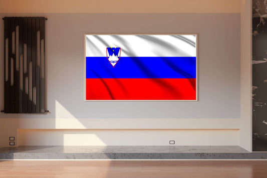 Slovenia National Flag Wall Art - beink online art store