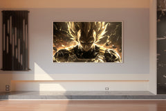 Angry Vegeta Anime Wall Art