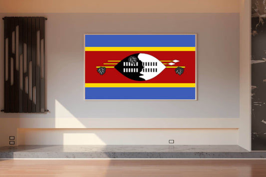 Eswatini National Flag Wall Art - beink online art store