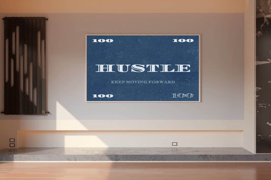 Hustle Motivational Wall Art - beink online art store