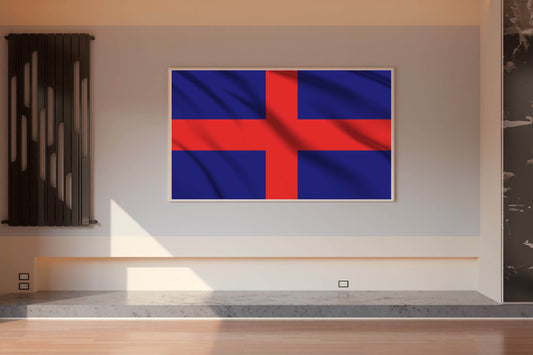 Oldenburg National Flag Wall Art - beink online art store