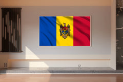 Moldova National Flag Wall Art - beink online art store