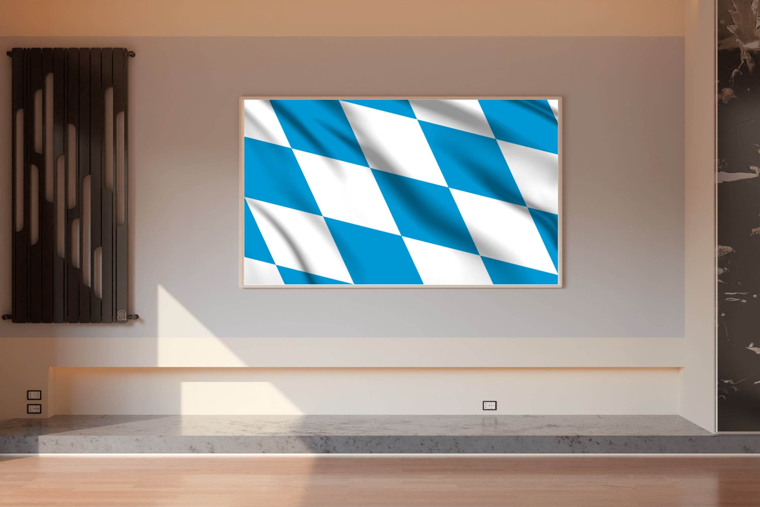 Bavaria National Flag Wall Art - beink online art store