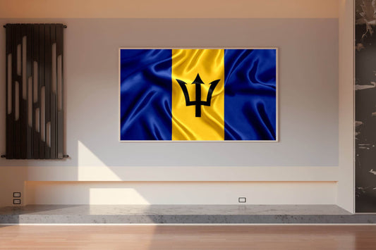 Barbados National Flag Wall Art - beink online art store
